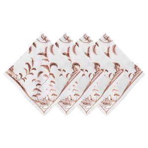 Country Estate Harvest Napkin Set/4 - Sepia