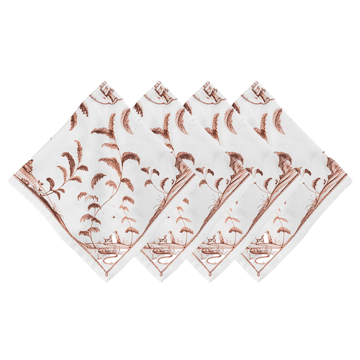 Country Estate Harvest Napkin Set/4 - Sepia