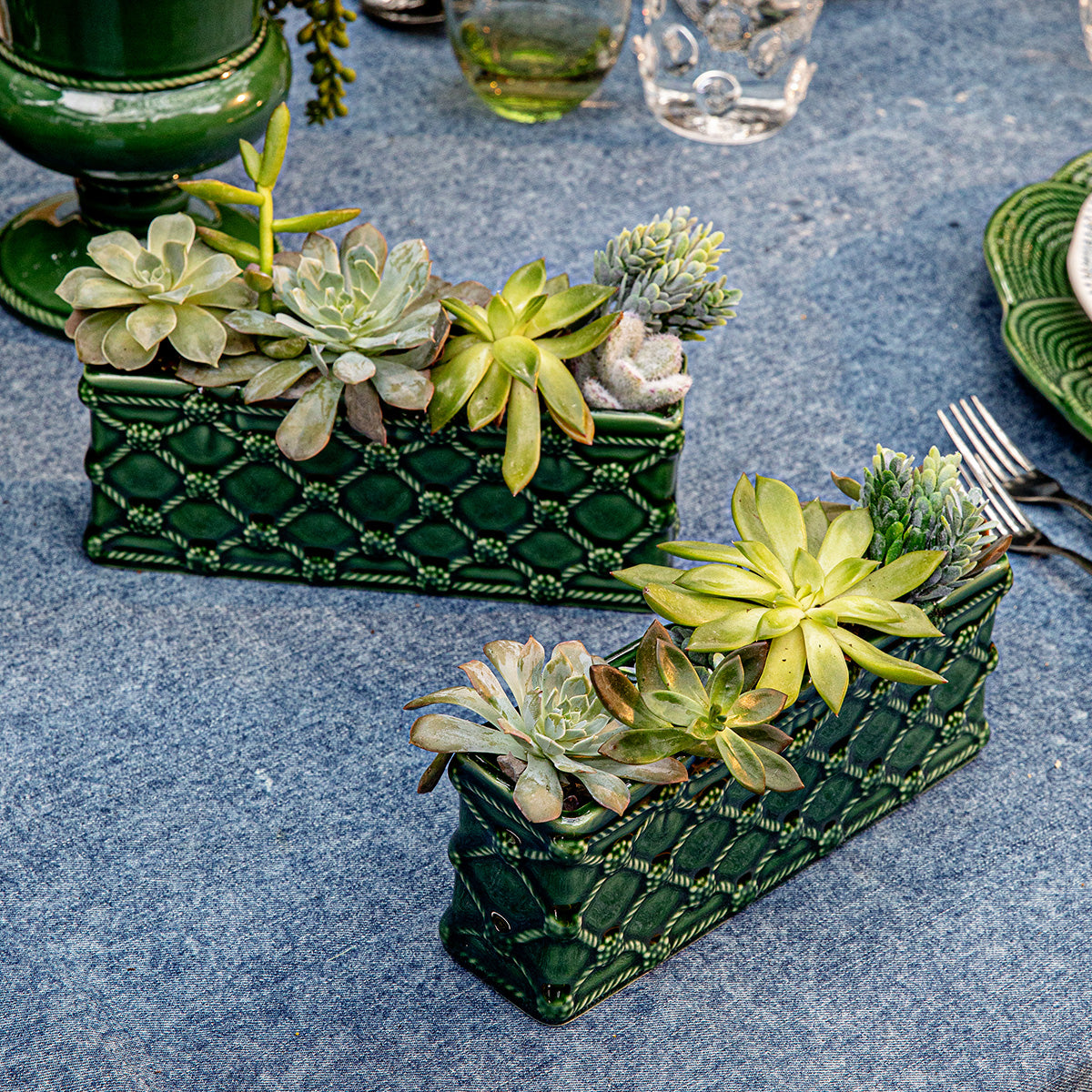 Berry & Thread Petite Parterre Garden 8 Planter Set/2 - Basil - Image 3