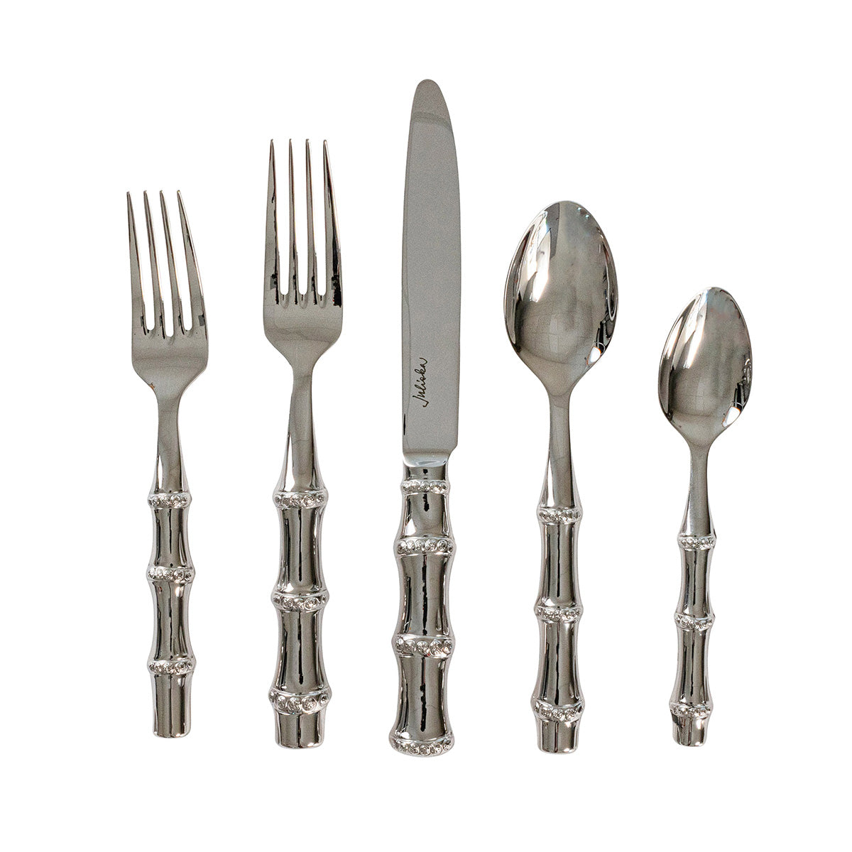Bamboo 20pc Place Setting - Polished - Image 2