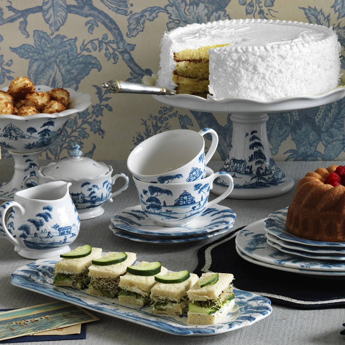 Country Estate Creamer - Delft Blue - Image 3