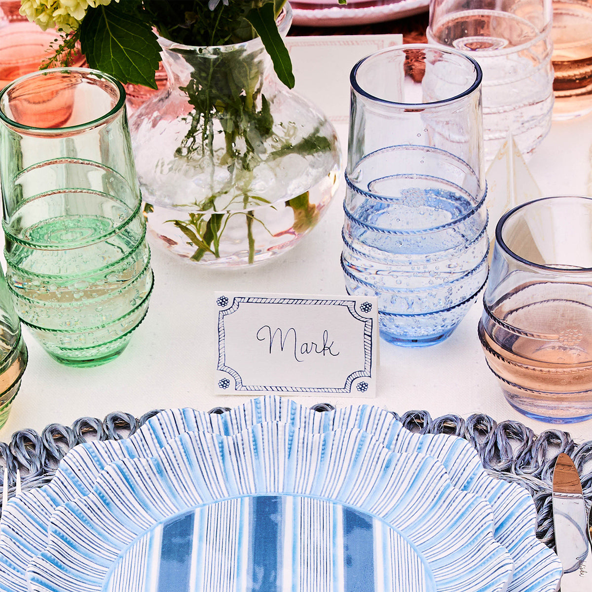 Berry & Thread Place Card Set/12 - Chambray - Image 4