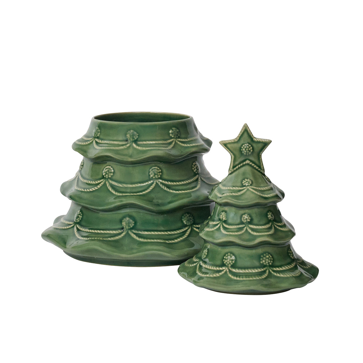 Berry & Thread Christmas Tree Cookie Jar - Basil - Image 3