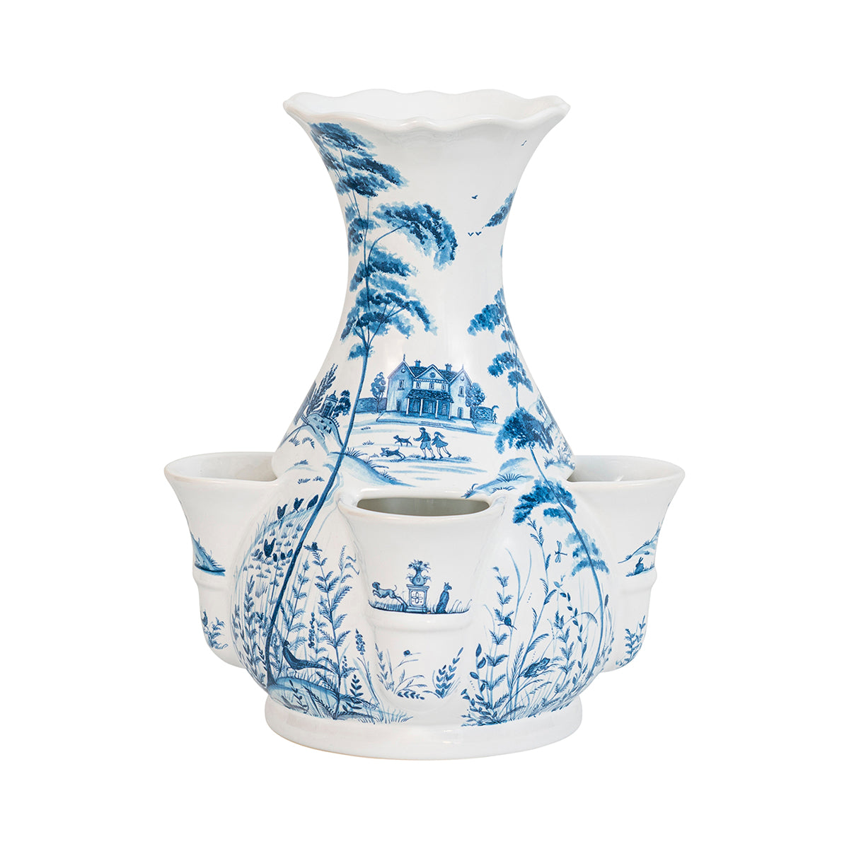 Country Estate 11.5 Tulipiere Vase - Delft Blue - Image 5
