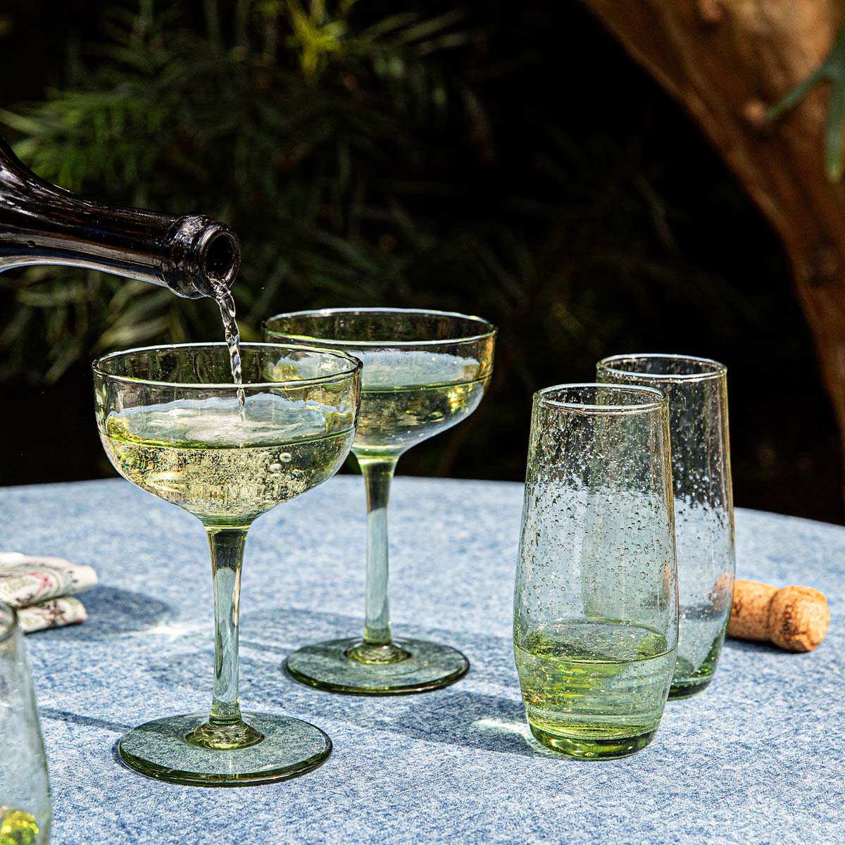 Puro Cocktail Coupe Set/2 - Basil - Image 6