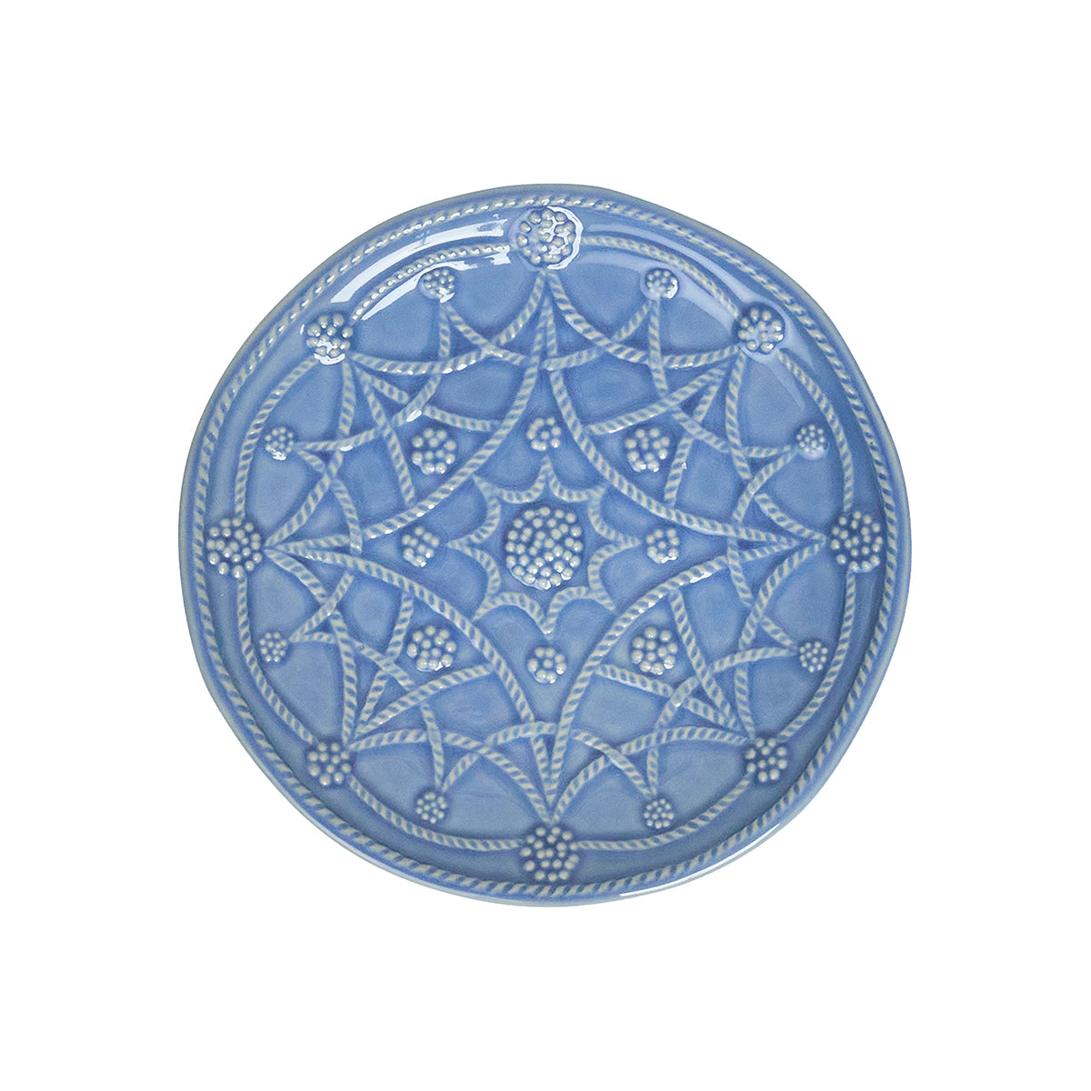 Jardins du Monde Side/Cocktail Plate Assorted Set/4 - Chambray - Image 10