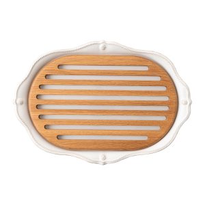 Berry & Thread Challah Board - Whitewash