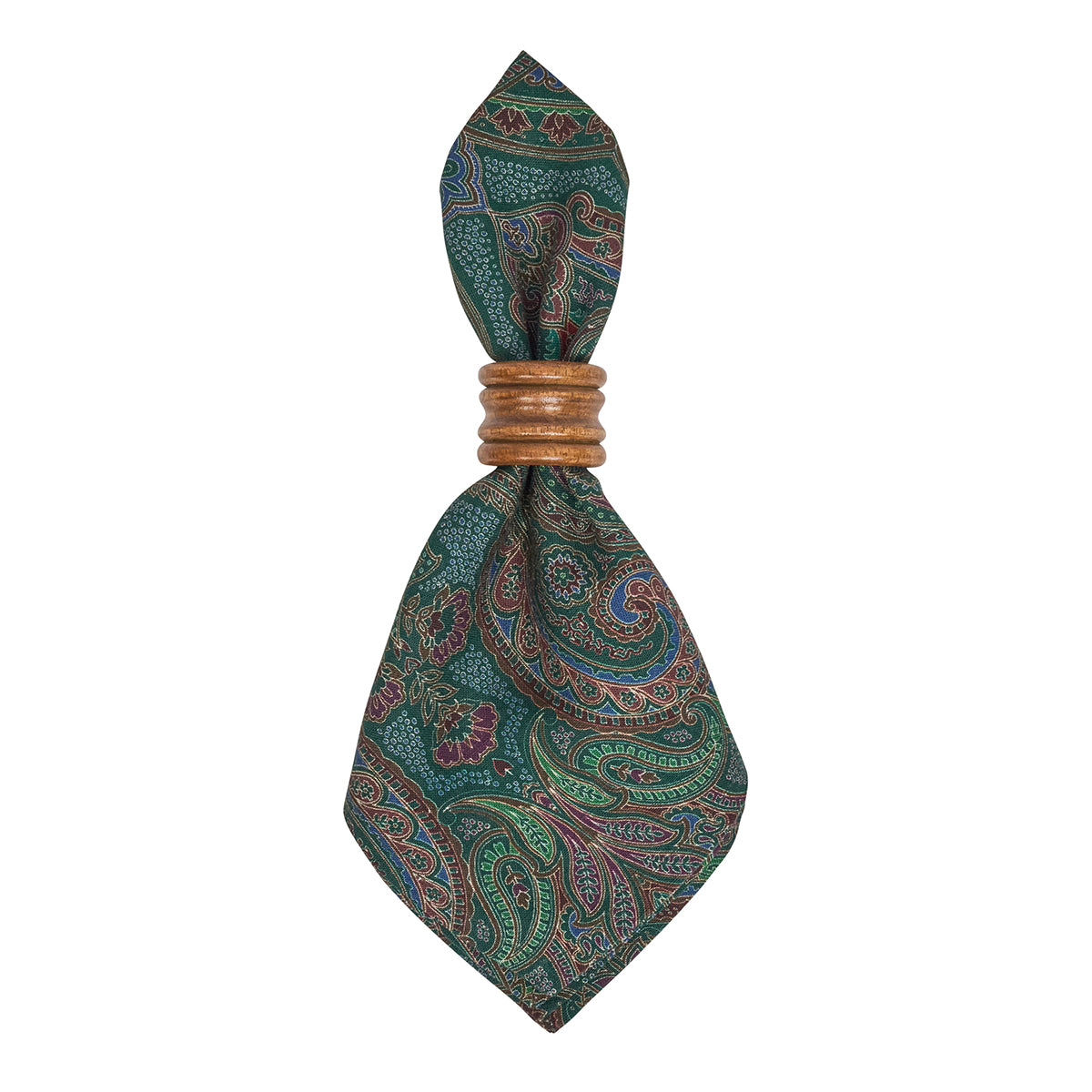 Paisley Napkin Set/4 - Evergreen - Image 2