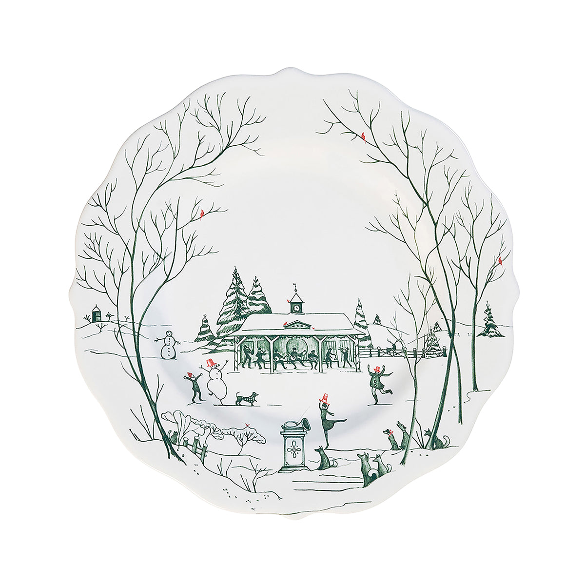 Country Estate Winter Frolic 4pc Place Setting - Evergreen - Image 4