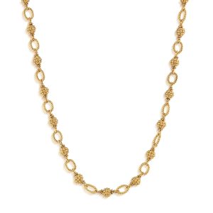 Bead Chain. 18 - Gold
