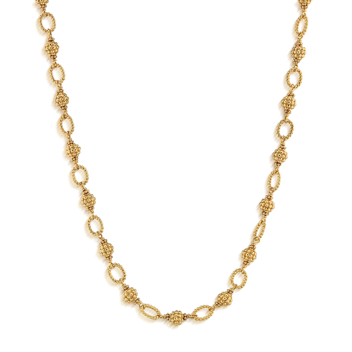 Bead Chain. 18 - Gold