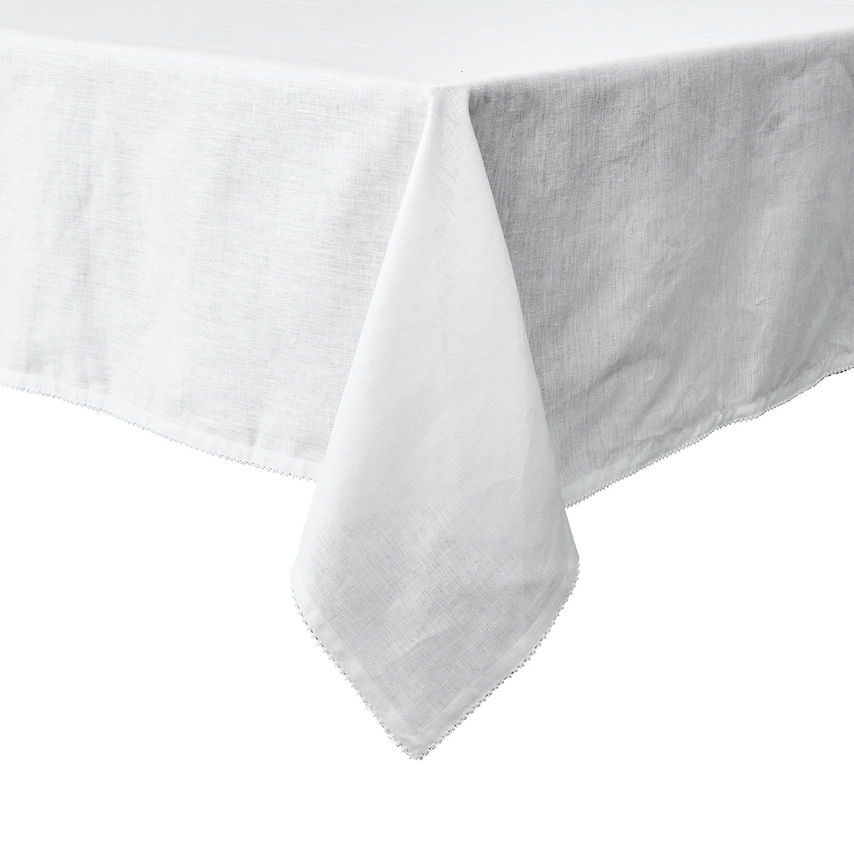 Berry Scallop 60 x 120 Tablecloth - White - Image 2