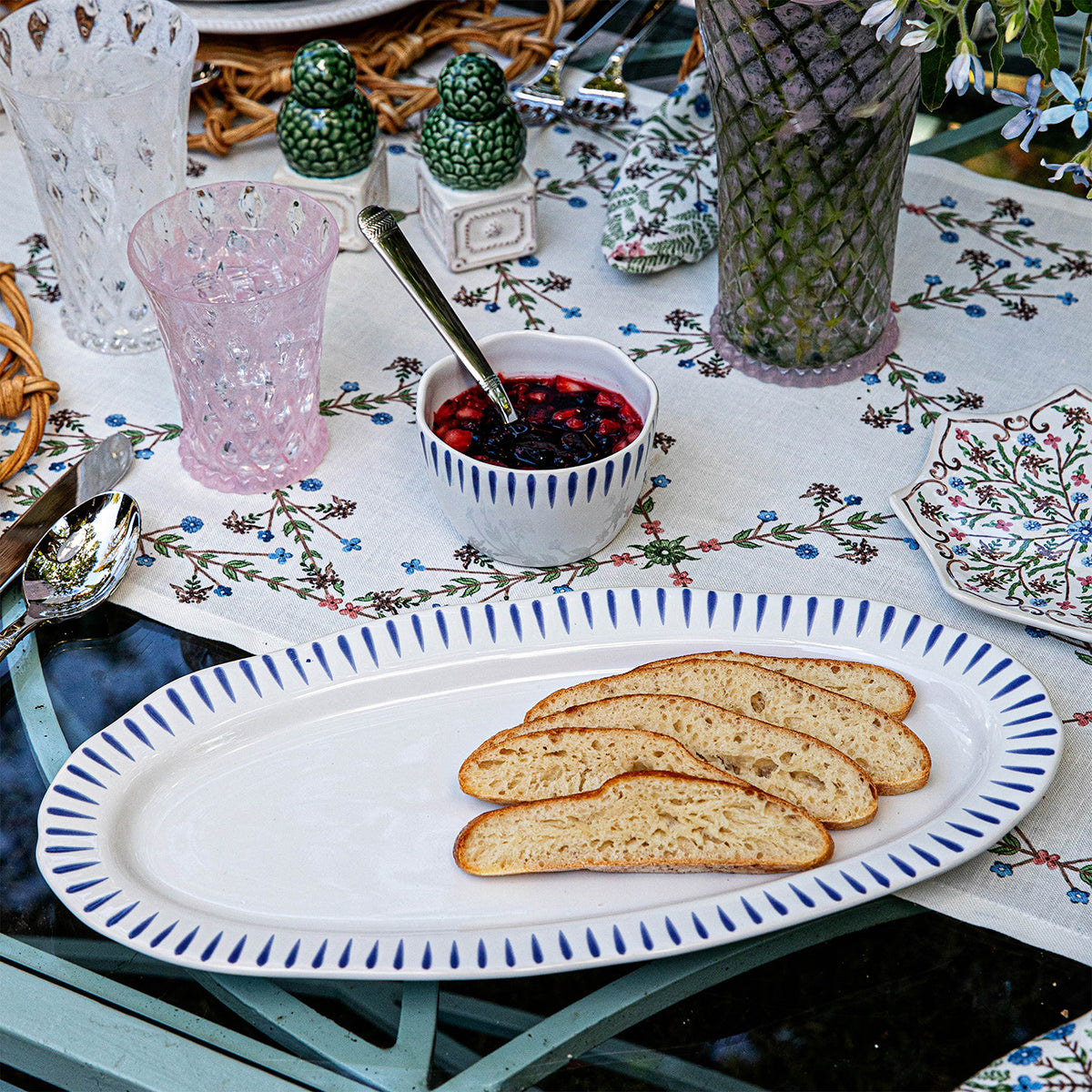 Sitio Stripe Ramekin - Delft Blue - Image 3