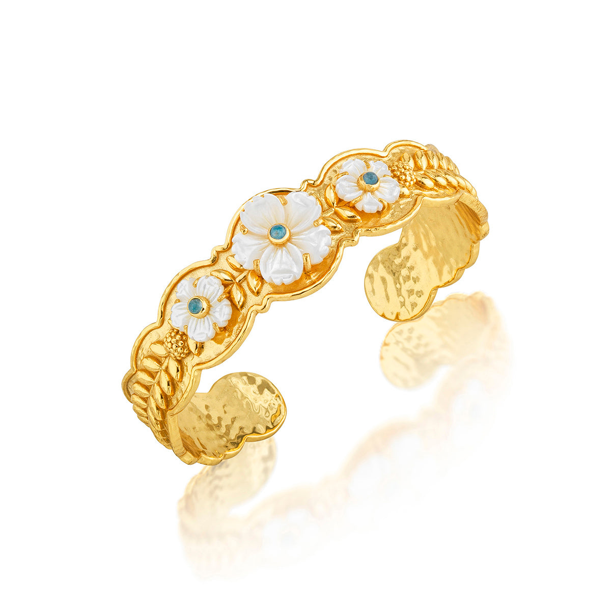 Villandry Fleur Scalloped Cuff - Multi - Image 3