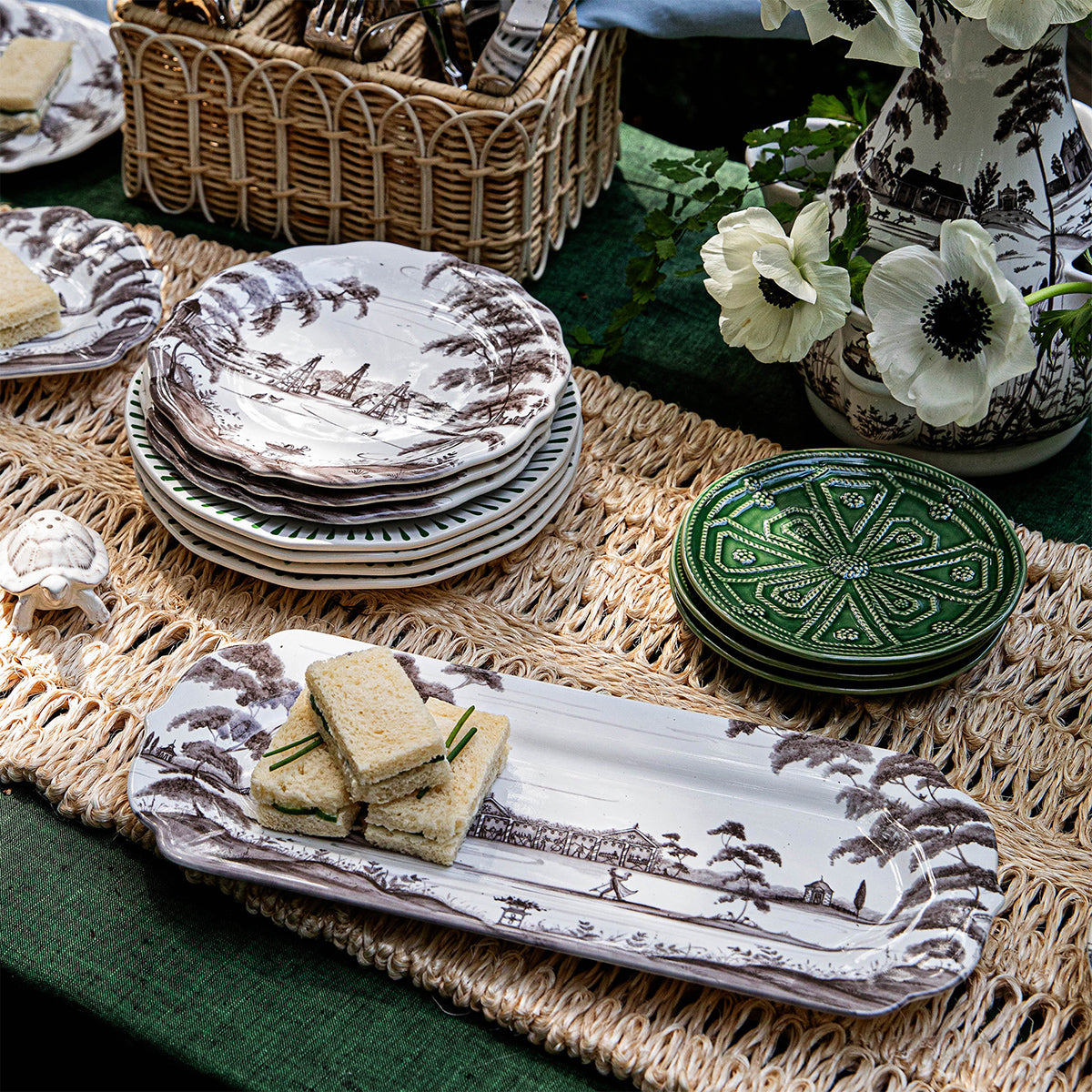 Country Estate 15 Hostess Tray - Flint Grey - Image 4