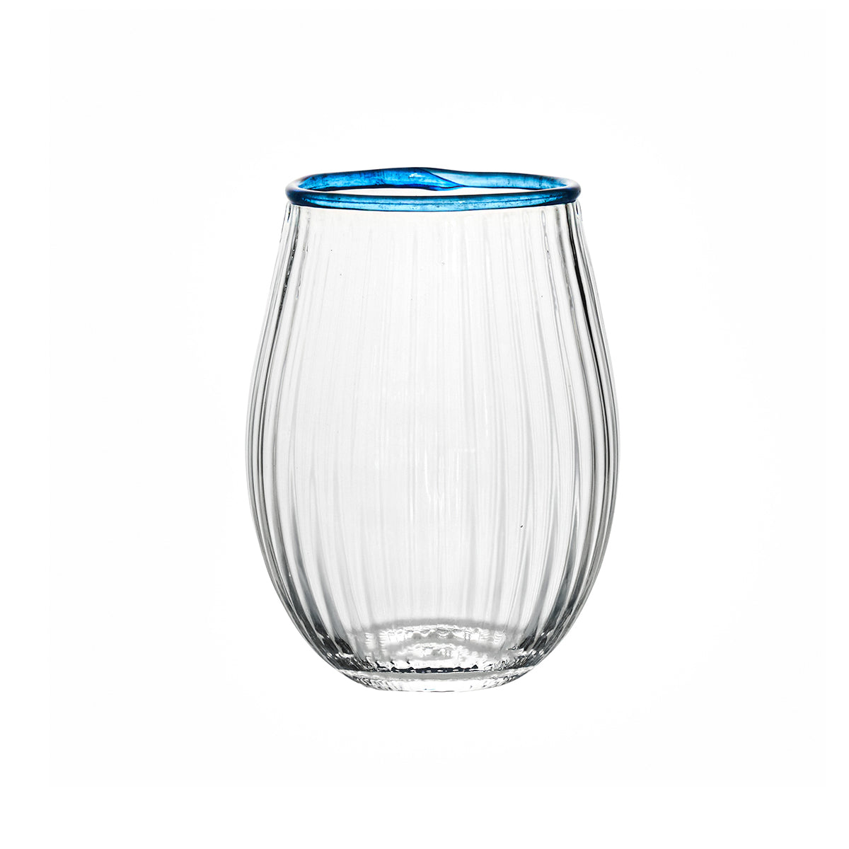 Nell Stemless Wine Glass - Chambray