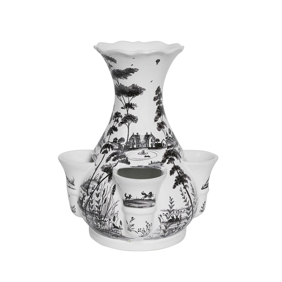 Country Estate 11.5 Tulipiere Vase - Flint Grey - Image 3