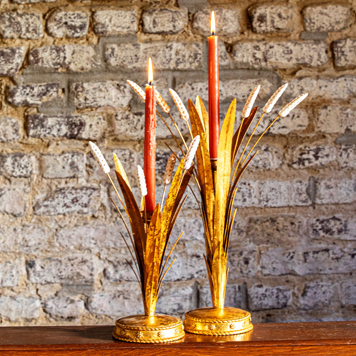 Forest Walk Wheat 13 Candlestick - Gold - Image 6