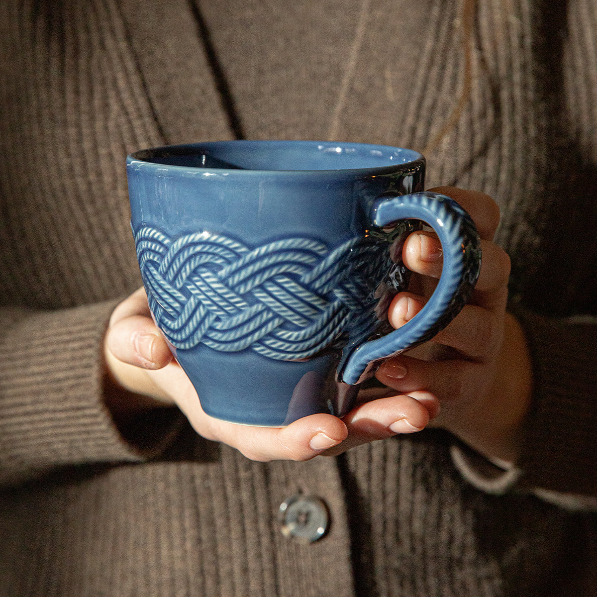 Le Panier Mystic Knot Mug - Denim - Image 5