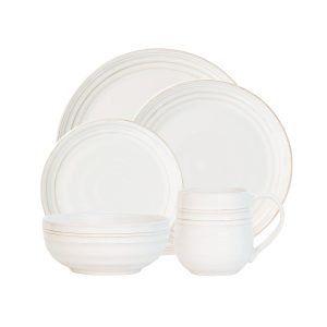 Bilbao 5pc Place Setting - Whitewash