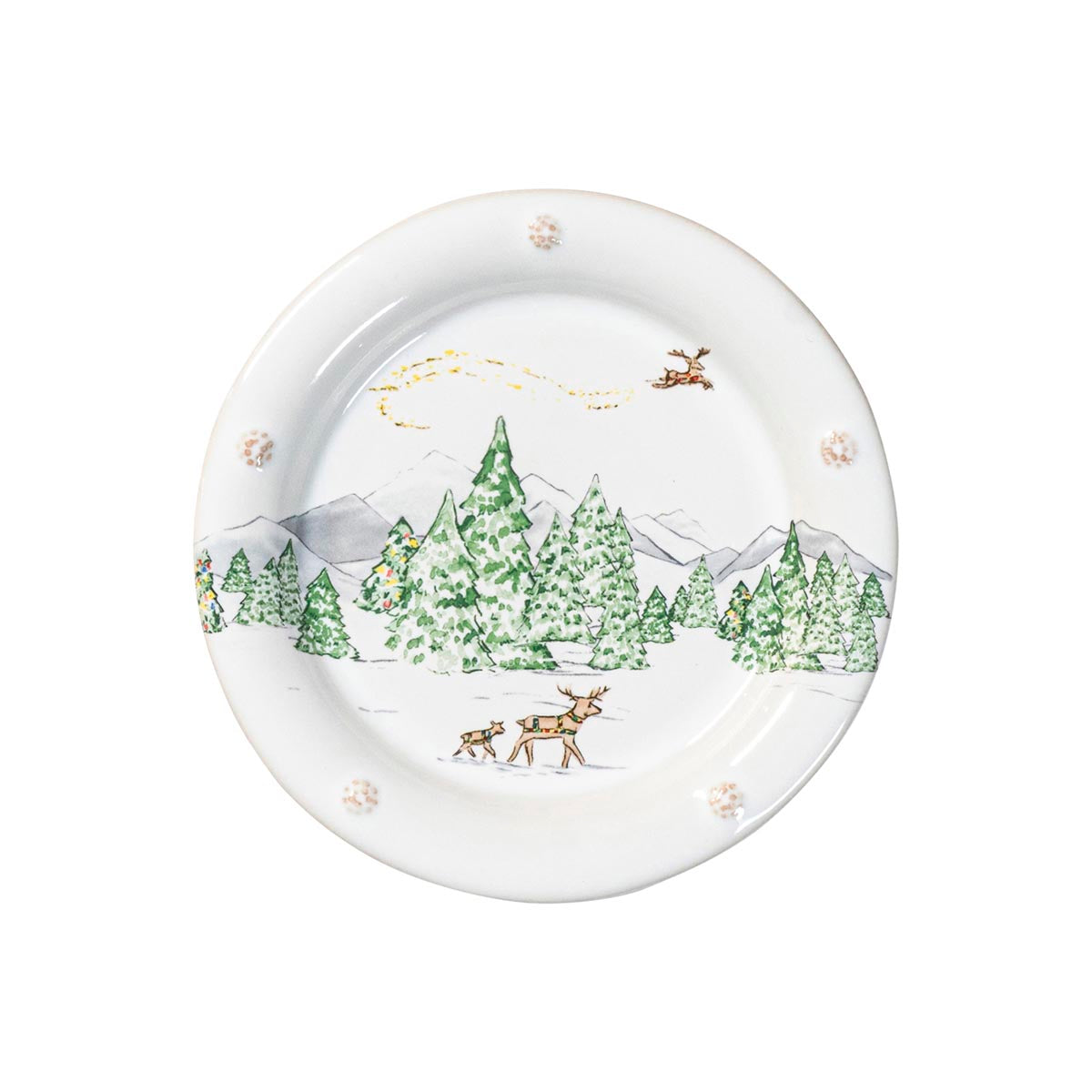 Berry & Thread North Pole Side/Cocktail Plate Assorted Set/4 - Image 5