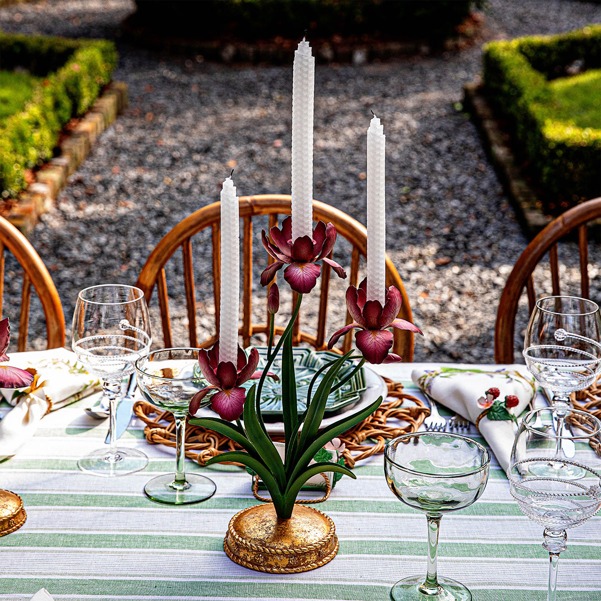 Meadow Walk Iris 14 Centerpiece Candelabra - Pink - Image 3