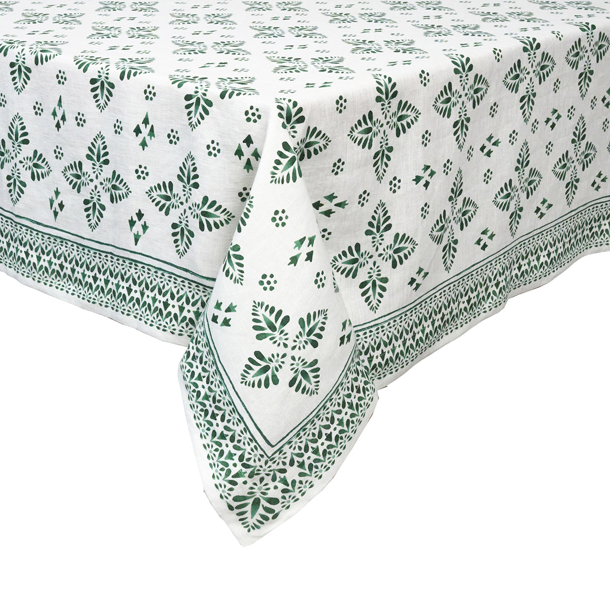 Iberian Border 60 x 120 Tablecloth - Evergreen - Image 2