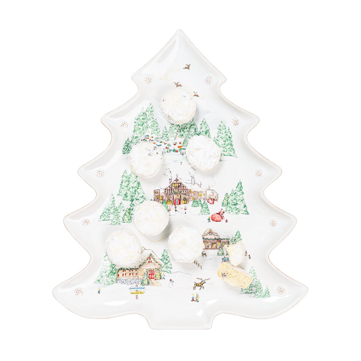 Berry & Thread North Pole 15 Tree Platter - Image 2