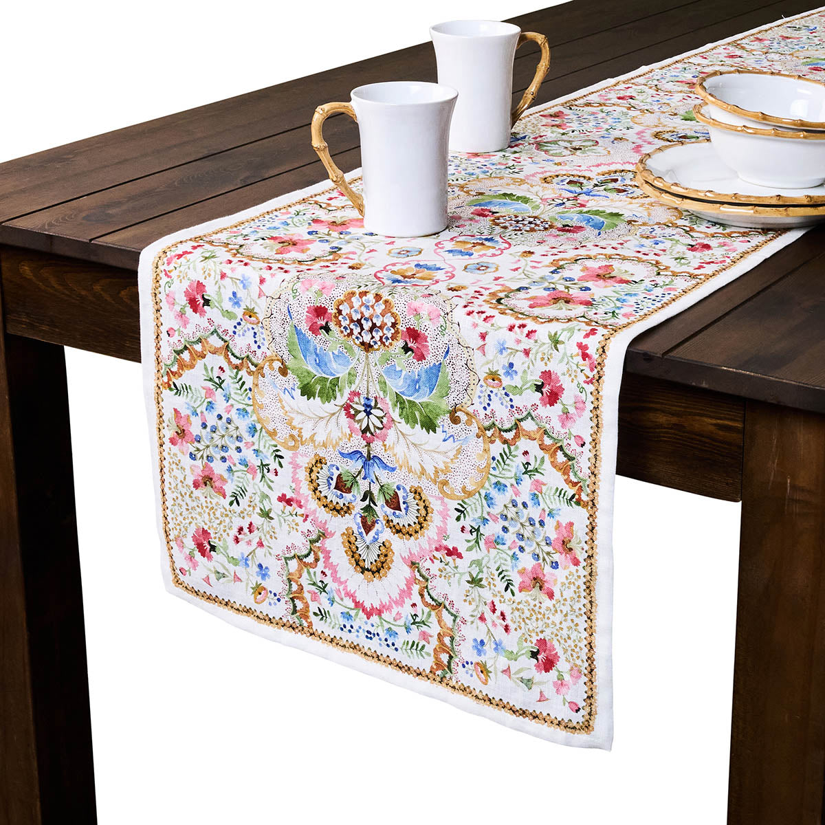 Sofia 18 x 90 Table Runner - Multi - Image 2
