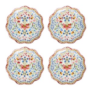 Sofia Side/Cocktail Plate Set/4 - Multi