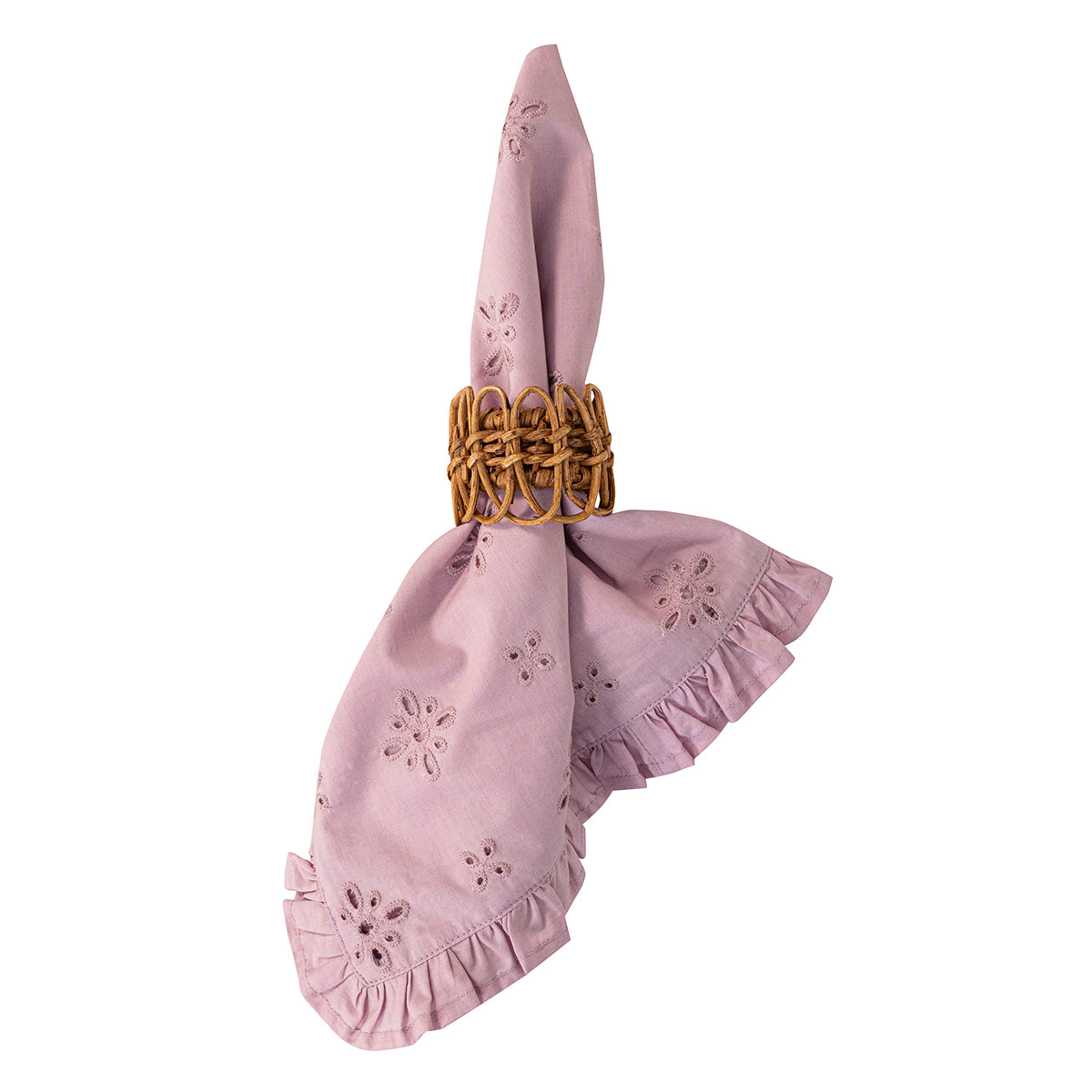 Eyelet Napkin - Lilac - Image 2