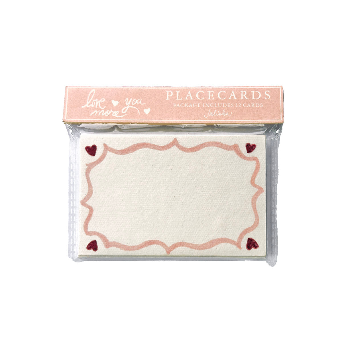 Love You More Place Card Set/12 - Pink - Image 2
