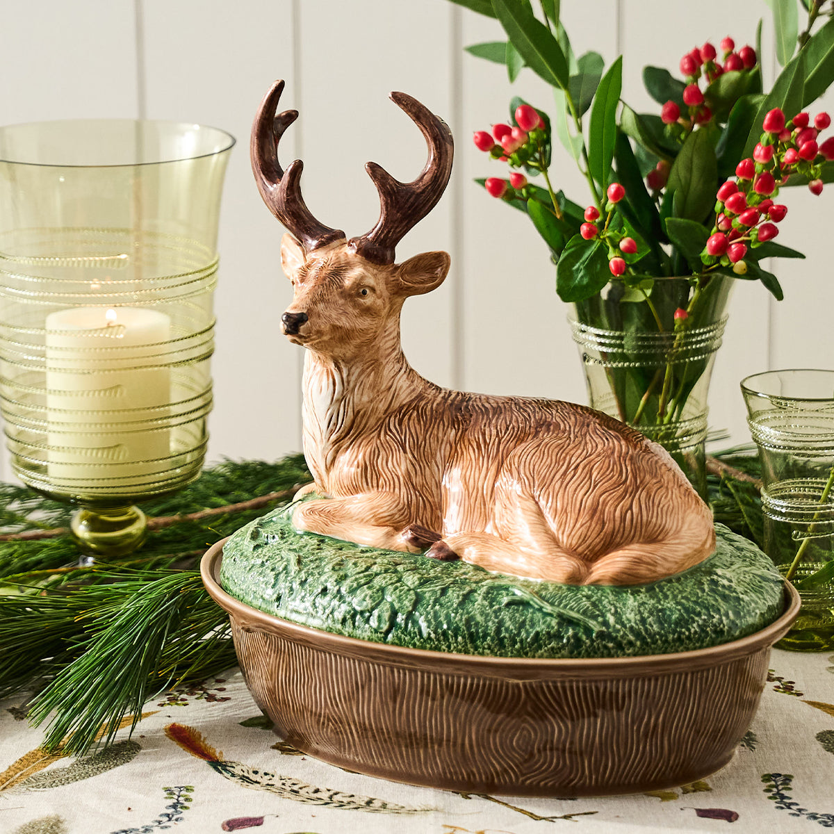 Forest Walk Stag Baker with Lid - Multi - Image 6