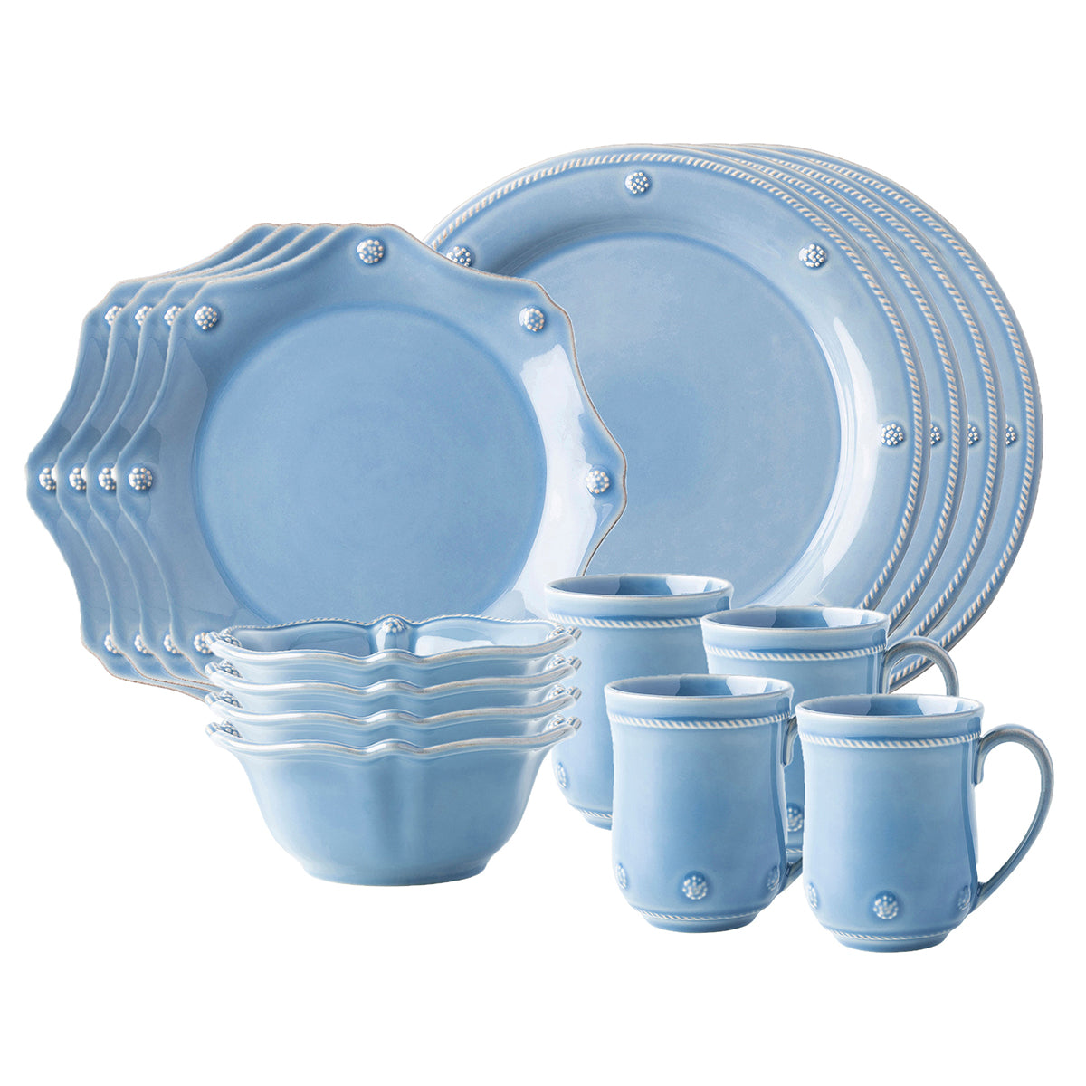 Berry & Thread 16pc Place Setting - Chambray