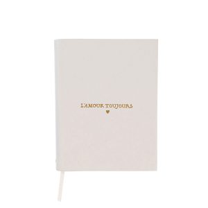 L'Amour Toujours Embossed Journal - Gold