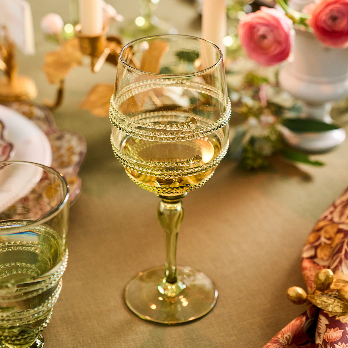 Ella Wine Glass - Green - Image 3