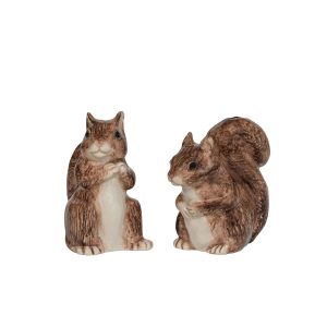 Clever Creatures Squirrel Salt and Pepper Shakers Set/2pc