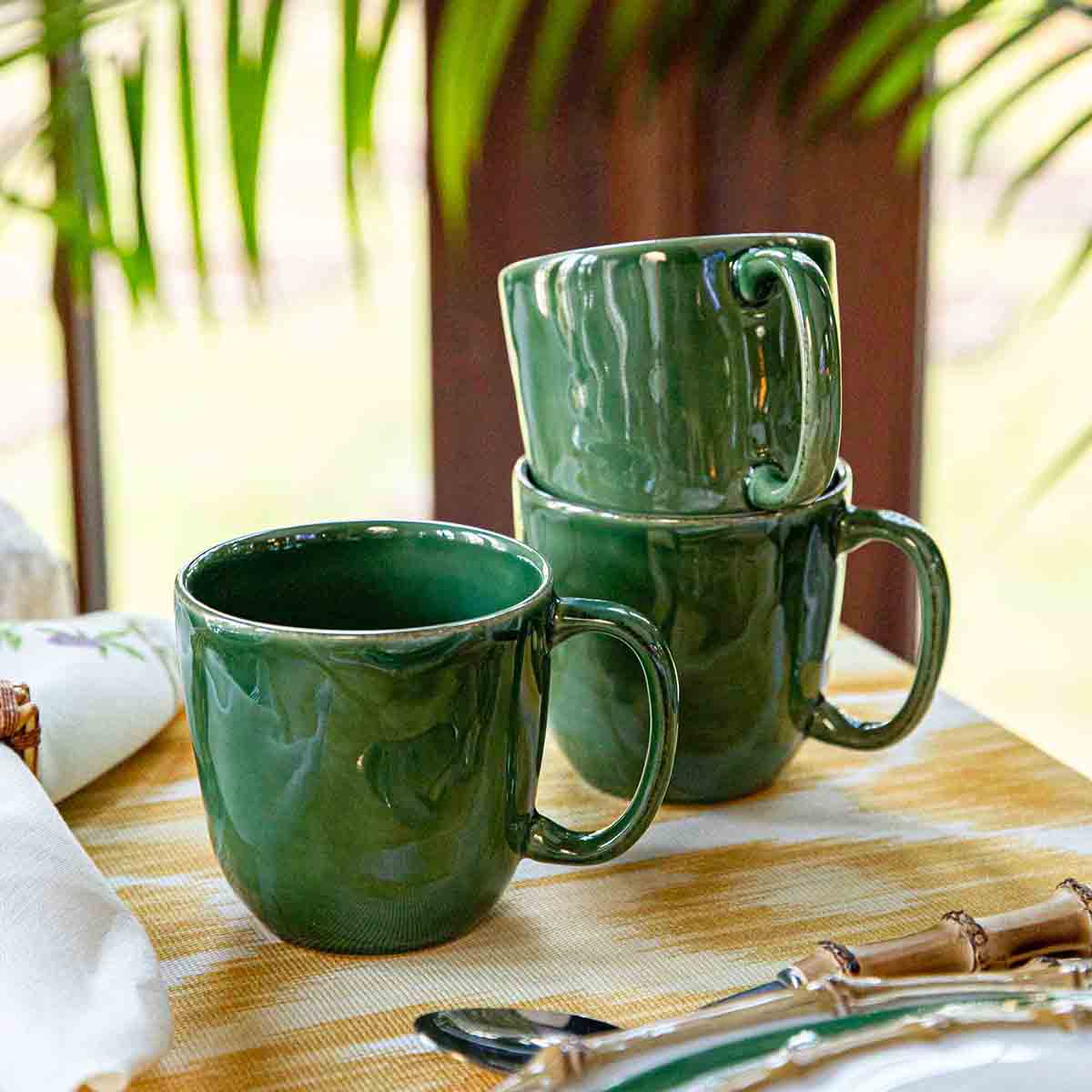 Puro 4pc Place Setting - Basil - Image 4