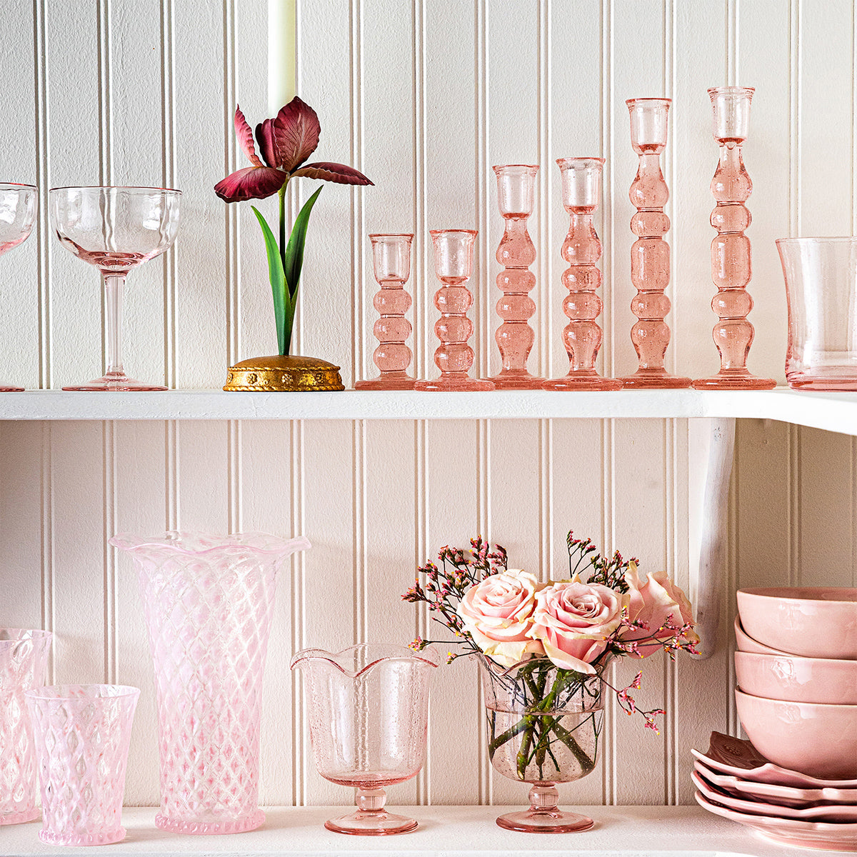 Provence 7 Candlestick Set/2 - Blush - Image 5