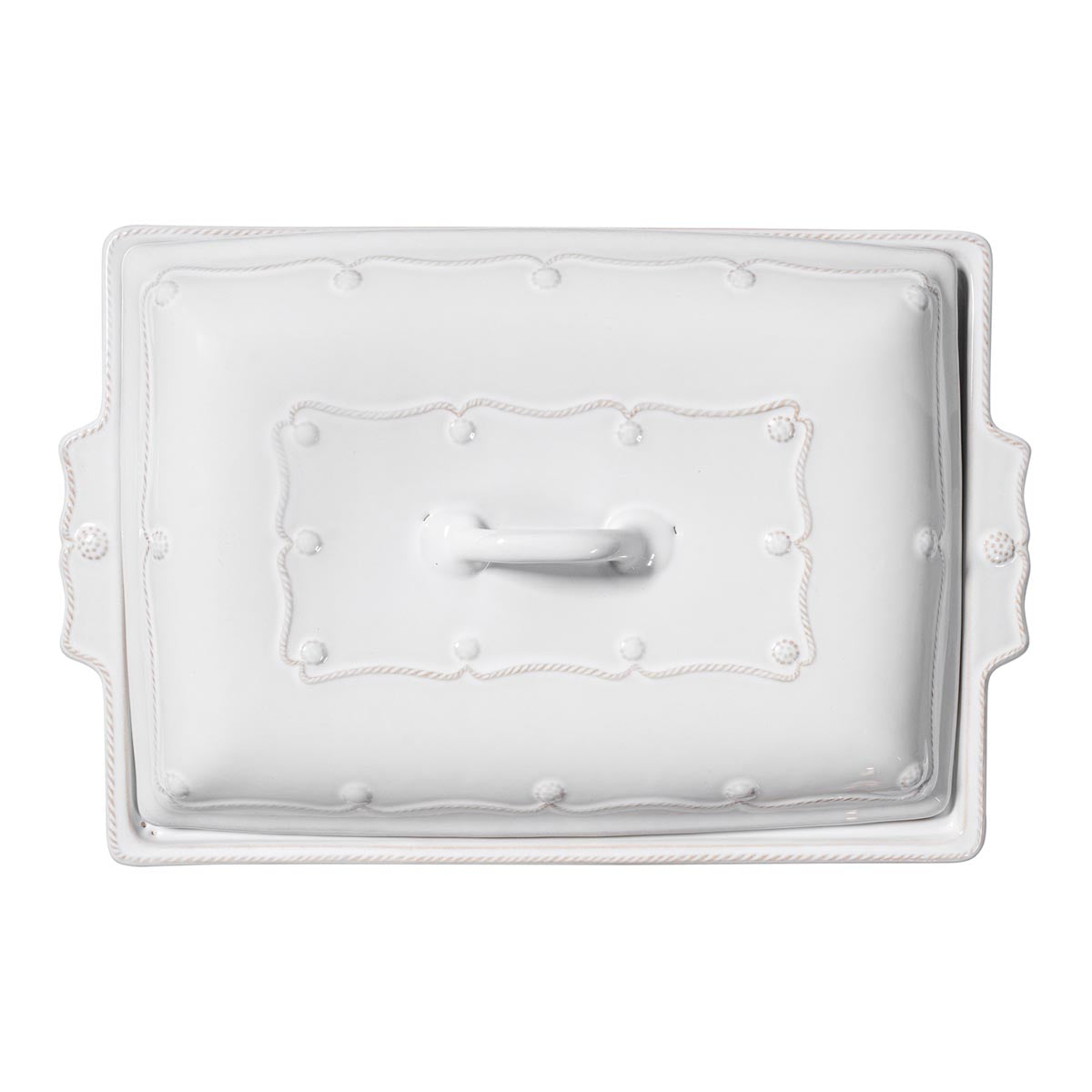 Berry & Thread 13 Rectangular Baker with Lid - Whitewash - Image 3