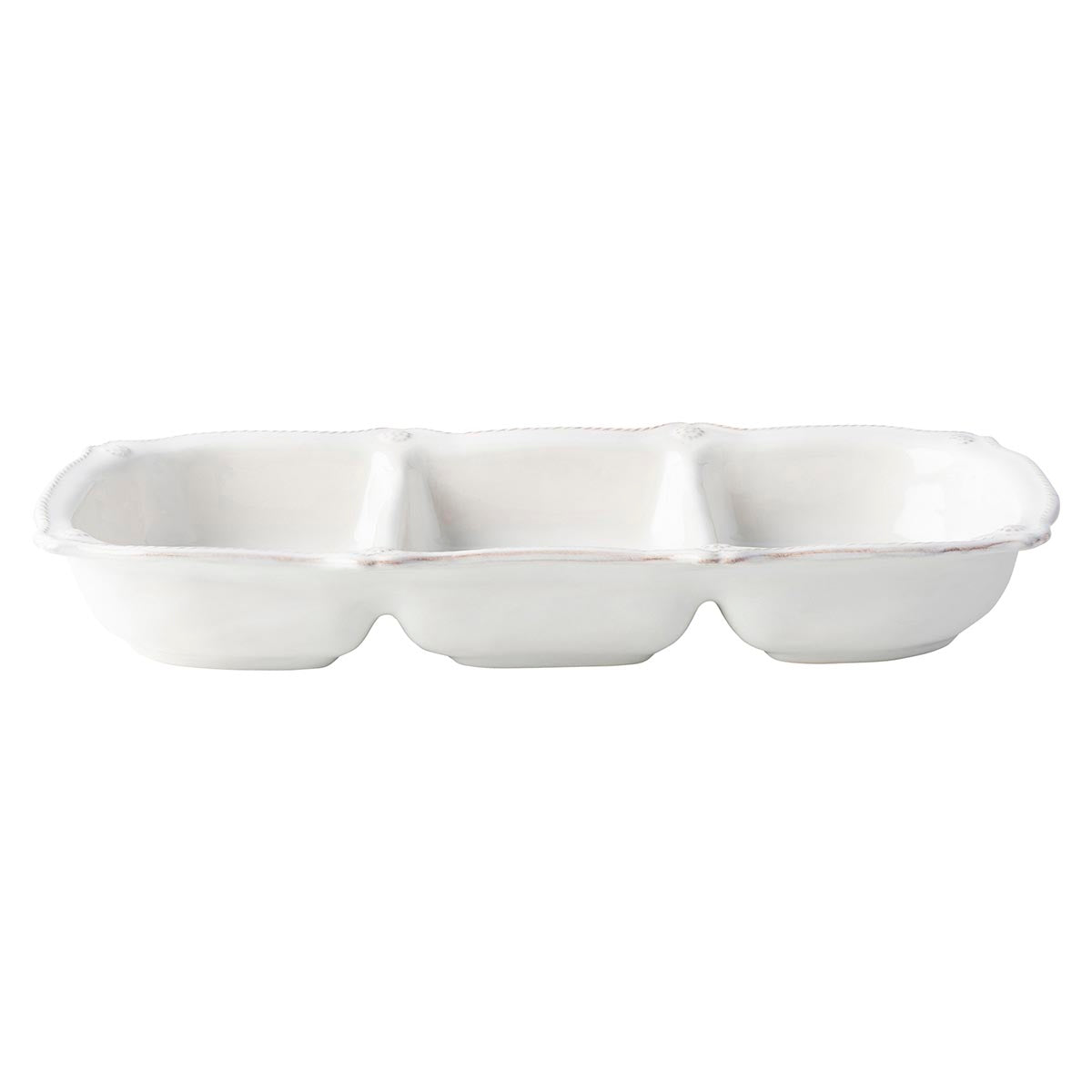 Berry & Thread 14 Triple Section Server - Whitewash