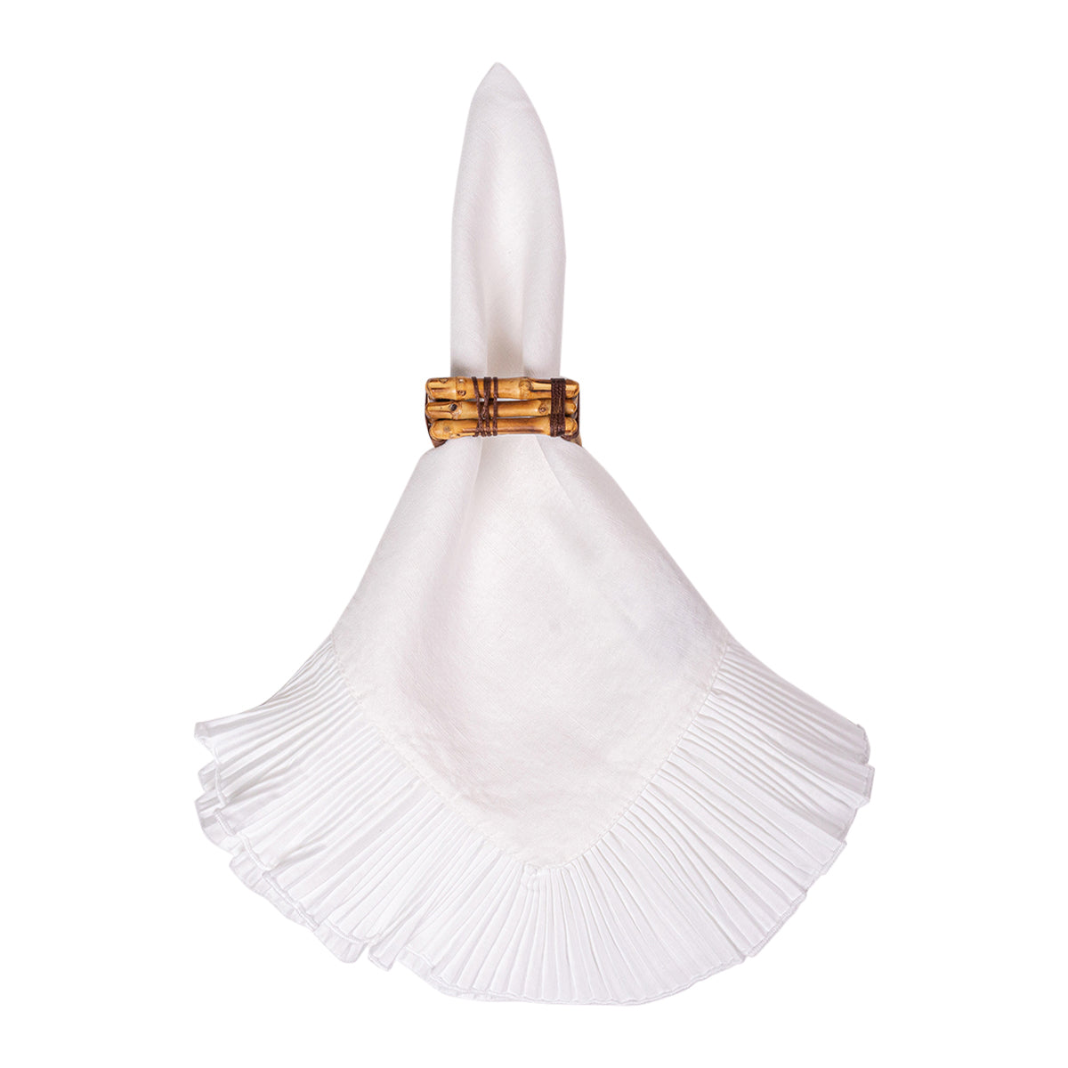 Mademoiselle Napkin Set/4 - White - Image 2