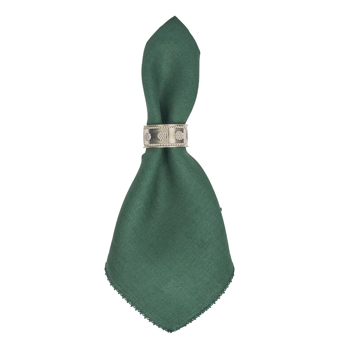 Berry Scallop Napkin Set/4 - Evergreen - Image 2