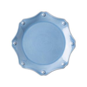 Berry & Thread Scalloped Dessert/Salad Plate - Chambray