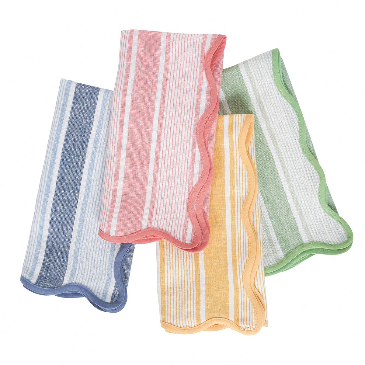 Cabana Stripe Napkin Assorted Set/4 - Multi - Image 2
