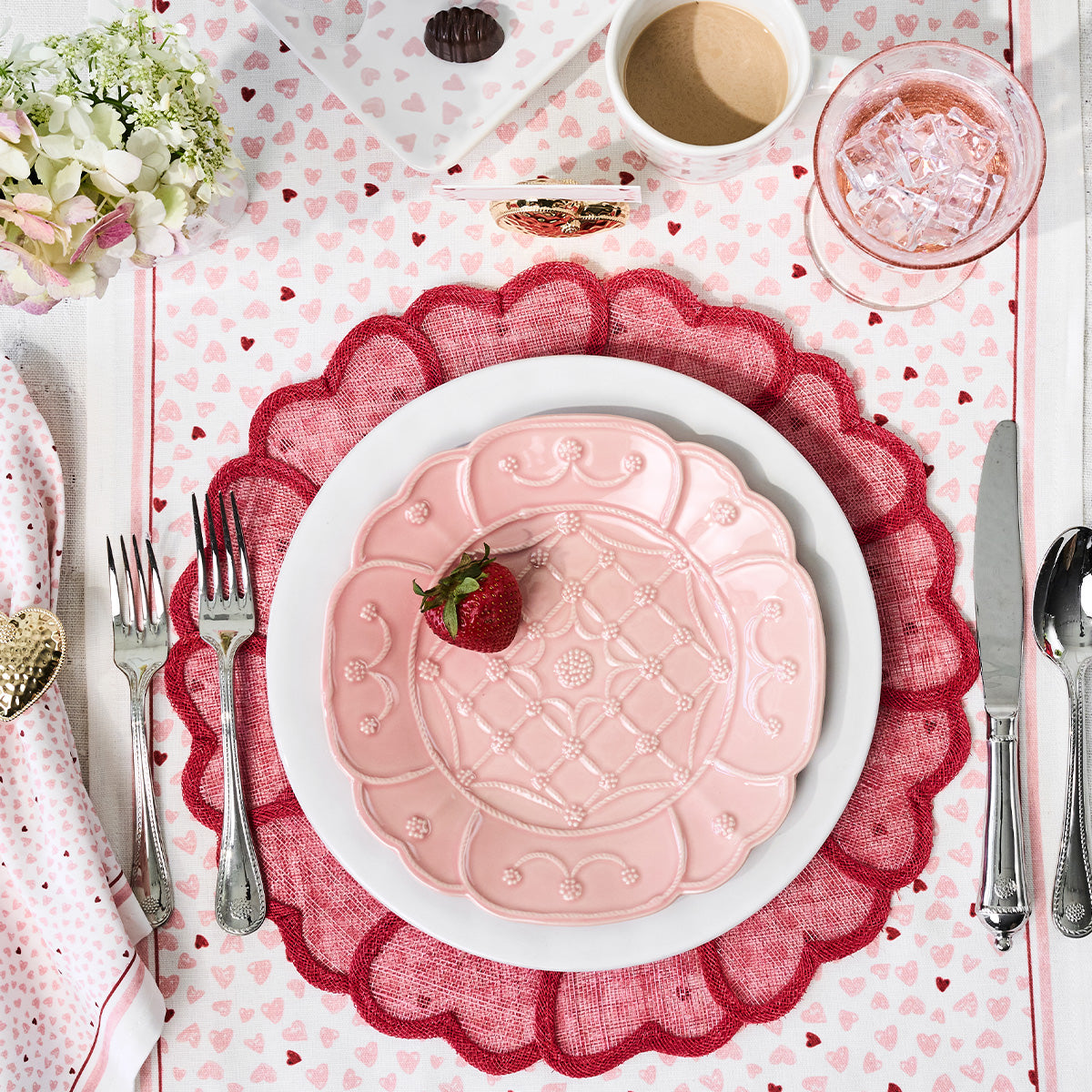 Heart Placemat - Pink - Image 2