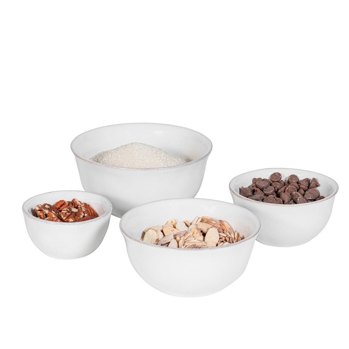 Puro Nesting Prep Bowl Set/4pc - Whitewash - Image 2