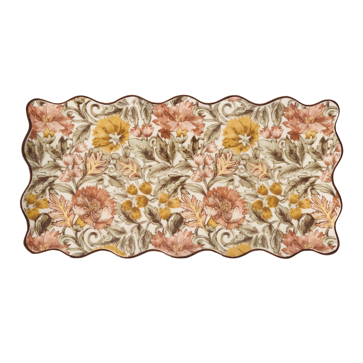Willa 16 Hostess Tray - Amber