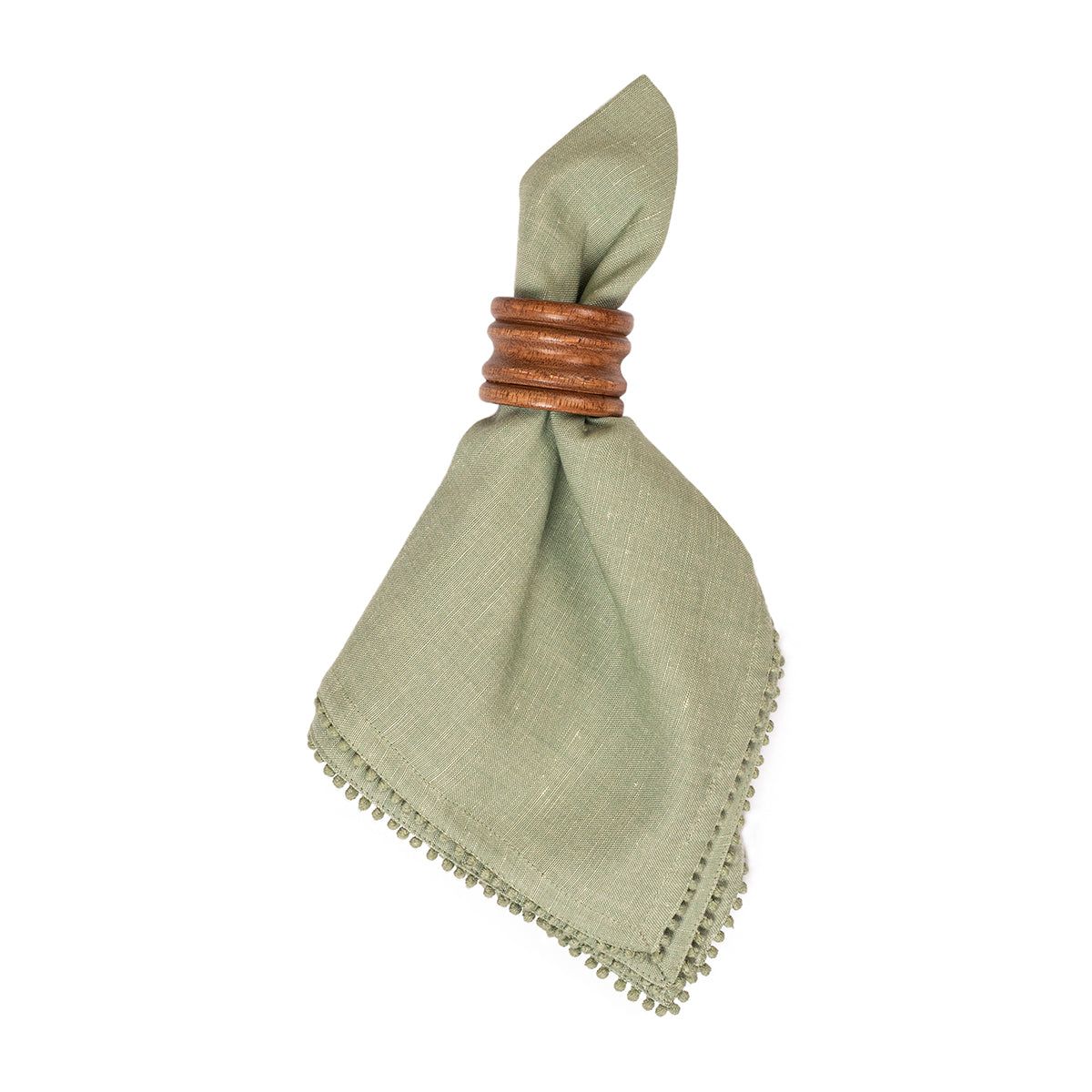 Berry Trim Napkin - Watercress - Image 2