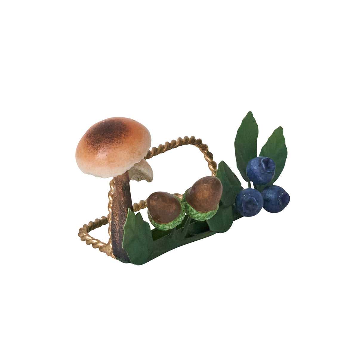 Forest Walk Mushroom & Acorn Place Card Holder Set/4 - Multi - Image 4
